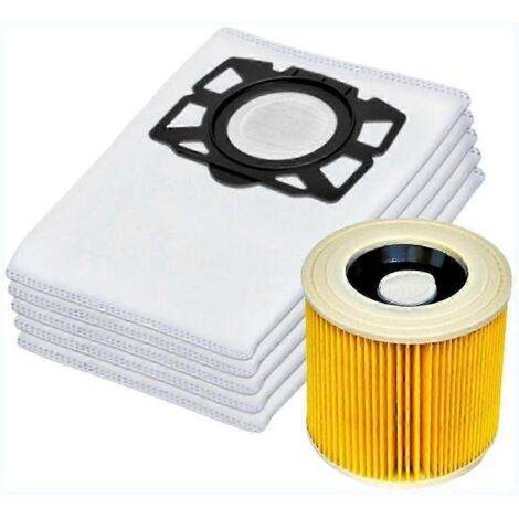 Sac filtrant pour aspirateur compatible avec KFI 357 KFI357 KA 40, sac de rechange pour 2.863-314.0WD2 Plus (1/5)