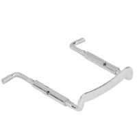 Chinrest de Violon en Laiton Argenté, Serrage à Vis Portable, Accessoires de Réparation pour Violon