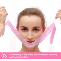 Ceinture de Silicone pour le Menton et le Visage, Raffermissante et Anti-Rides