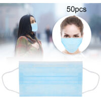 50 Masques Jetables FFP2 avec Élastiques pour Visage - Lot Économique