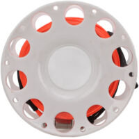 Bobine de plongée numérique avec mousqueton inox et fil orange 30m pour plongée sous-marine