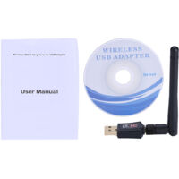 Antenne WiFi Externe USB 600M Dual Band 2.4G/5G pour PC et Routeur