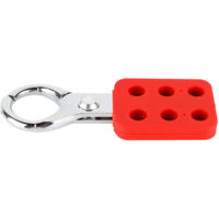 Hasp de sécurité en aluminium ignifuge 6 trous pour cadenas - Sécurité industrielle Lockout Tagout