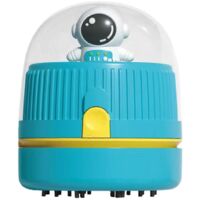 Aspirateur de bureau, aspirateur de table portatif, bleu