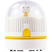 Aspirateur de bureau, aspirateur de table portatif, blanc