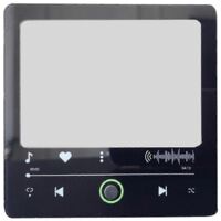 Autocollants personnalisés pour réfrigérateur boîte à musique photo