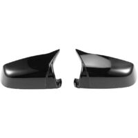 Coque de rétroviseur latéral pour BMW Série 5, 6 et 7, noire