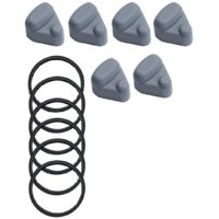 Bouchon et joint en silicone pour Quick FLIP GO, noir et gris