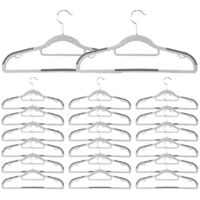Portant à vêtements en plastique antidérapant, portant à vêtements durable et sans couture