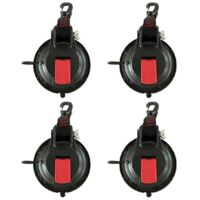 Ventouses pour voiture, tente de toit, support de toit fixe (4 pièces)