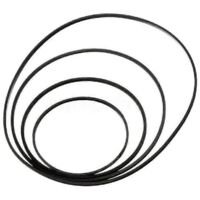 50 courroies universelles pour magnétophone à cassettes, assorties, noires mates.