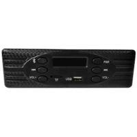 Autoradio 1 DIN FM, USB, TF, MP3, Bluetooth, noir