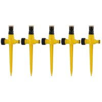 Arroseur à broches jaune pour potager et jardin potager