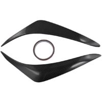 Phare avant de voiture, sourcils lumineux, paupières et sourcils