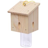 Piège à insectes extérieur en bois en forme de ruche