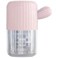 Machine de nettoyage portable pour lentilles de contact - Lave-lentilles de contact rose