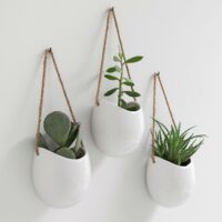 pots de fleurs suspendus en céramique, pots de fleurs suspendus en céramique, pots de fleurs suspendus en céramique, pots de fleurs muraux suspendus en céramique