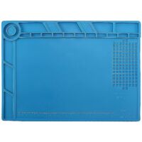 Tapis de soudure magnétique isolant en silicone S-140, tapis de réparation magnétique, tapis de travail résistant à la chaleur 932f
