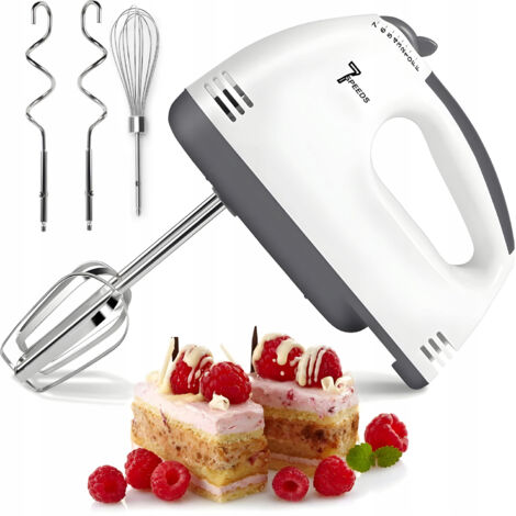 Batteur à main électrique à 7 vitesses pour mélanger automatiquement les œufs et la farine pour faire du pain et des gâteaux (1/5)