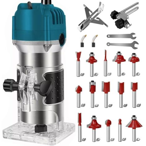 FRAISEUSE À BOIS + COFFRET DE FRAIS 800 W PUISSANTE