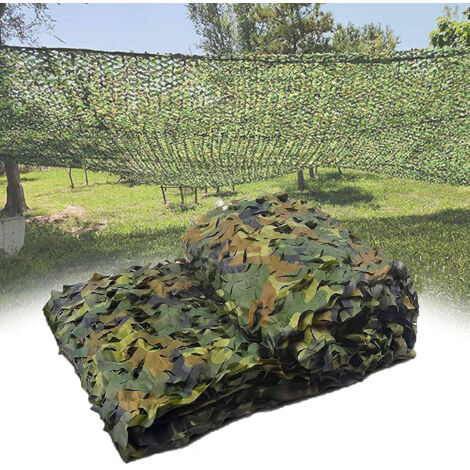 Tissu Oxford 210D 3x3m Camouflage Woodland - Idéal pour Jardin, Fête, Bar, Décoration de Chasse (1/5)