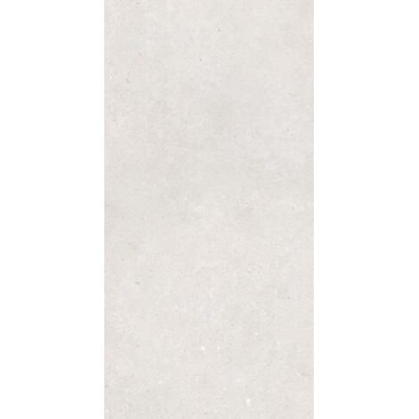 Gres Porcellanato Effetto Cemento Bianco Opaco 60X120 - EBFH001 (Ceramishop.it)