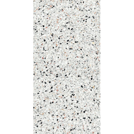 Gres Porcellanato Effetto Pietra Terrazzo Bianco 60X120 - EMYW1126 (Ceramishop.it)