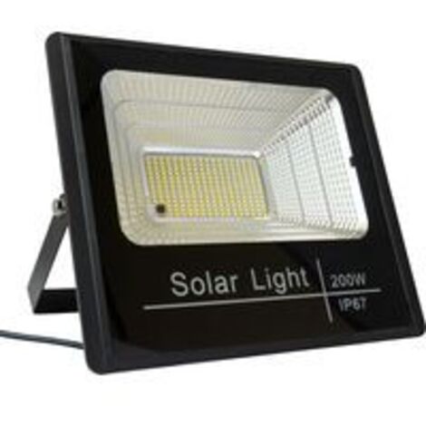 Projecteur solaire LED d'extérieur avec panneau solaire 400 Lumens 200W