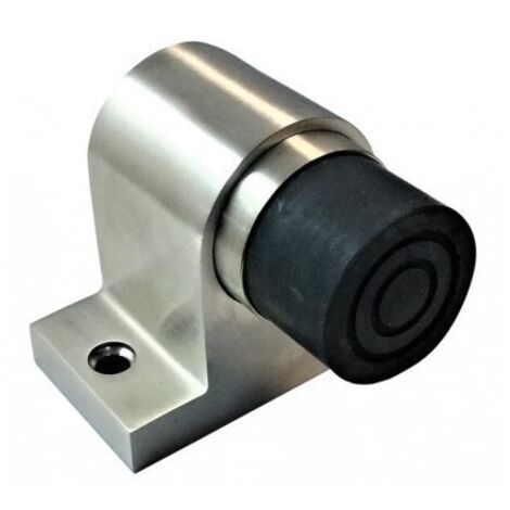 Butoir "KLOSE besser" pour Porte Lourde, à Ressort , Inox 304 , Finement poli . Pour Porte 120 Kg Argent