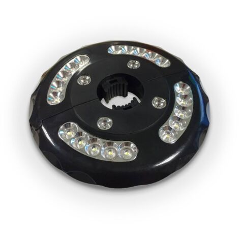 Lampe LED - Noir - Pour parasol mât central. et déporté sweeek