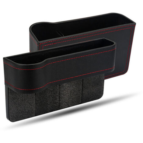 CSPARKV 2pcs Organiseur Latéral pour Siège de Voiture,Organisateur Voiture,Organisateur de siège de voiture, Pochette latérale de siège de voiture,Organisateur pour ranger téléphones portables,clés,ca (1/5)