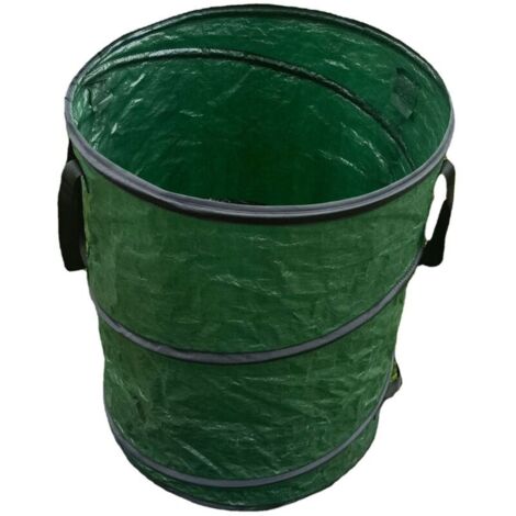 CPSARKV Sac à végétaux pliable avec poignées, 46x46x60cm, Vert, Solid (1/4)