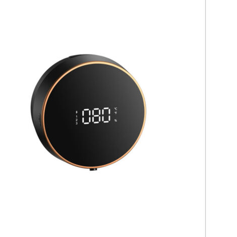Distributeur de savon en mousse, distributeur de savon automatique mural, rechargeable sans contact, réglage à trois niveaux, détection de température, affichage de la puissance, 300 ml adapté 130x130 (1/5)