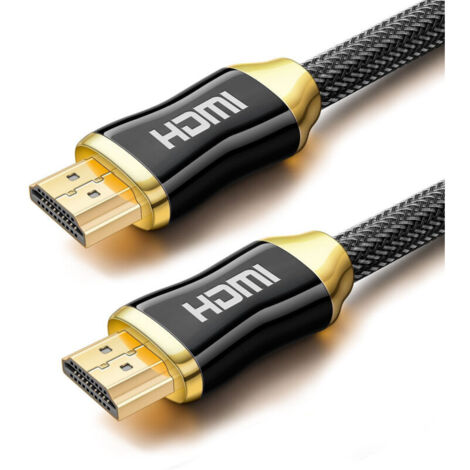 Câble HDMI 4K 2M - Câble hdmi 2.0 professionnel en Nylon Tressé ultra HD 2160p 4K 3D Full HD (1/5)