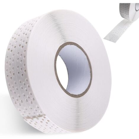 Ruban adhésif pour plaques de plâtre, 5 cm x 40 m, avec protection des bords, très flexible et réutilisable, 1 rouleau de ruban PVC de haute qualité (1/5)