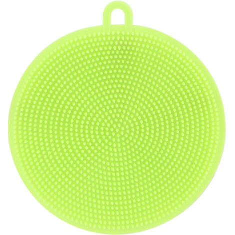 Brosse à Ronde en Silicone Tampon pour Fruits et Légumes Cuisine et Nettoyage Domestique Pratique et Facile à Classer (1/5)