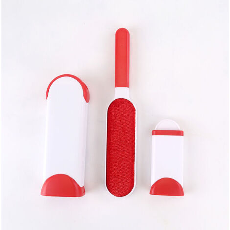 CSPARKV （34×8×5.5cm）Red Pet Dog Cat Hair Remover, Pas de recharges et Pas de déchets, Amélioré réutilisable Pet Hair Remover Brosse Aide à Domicile (1/4)