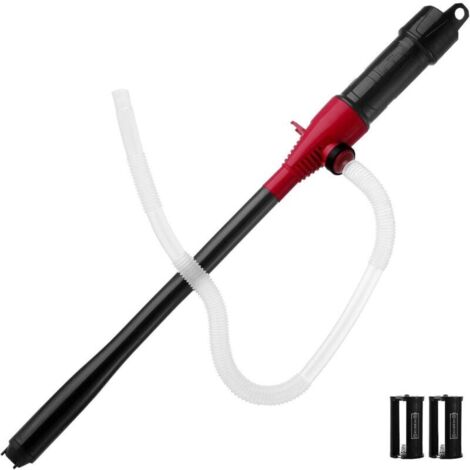 CSPARKV Pompe De Transfert De Liquide Alimentée Par Batterie Pompe Électrique Portative à Siphon De Liquide Pompe Portative Polyvalente à Réservoir De Poisson à Carburant, Eau Et Gaz, 9.5 L/Minutes (1/5)