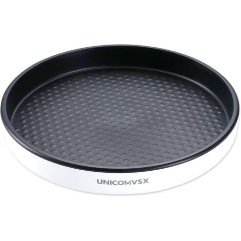 CSPARKV 25x25x4 cm Noir Porte-épices Plateau Tournant Cuisine, Rotative Plateau Lazy Susan 360°étagère à épices rotative, Organisateur Rotatif pour Épices et Ingrédients de Cuisson (1/5)