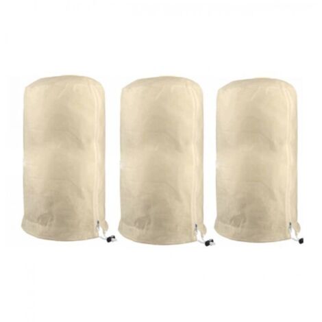 (3 Pack -80x100 CM,beige)Landrip Housse de Protection pour Plante et arbuste, Housse d'hivernage pour Plantes d'extérieures à Utiliser en Hiver (1/4)