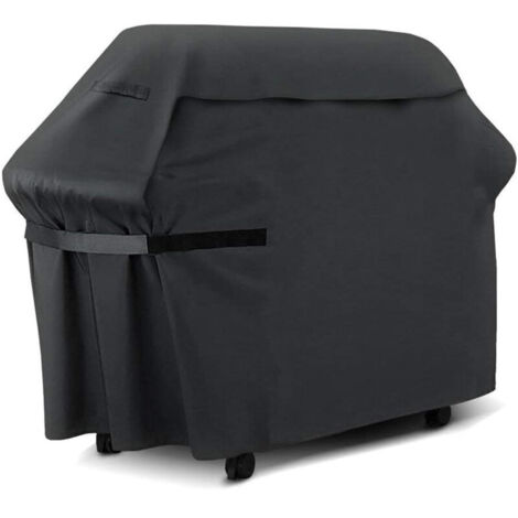 Housse de protection pour barbecue 145 x 61 x 117 cm, résistante à la poussière, à la pluie et au soleil, en tissu Oxford 210D, avec poignée (1/5)