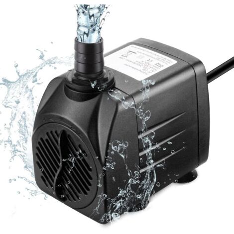 Mini Pompe À Eau, Submersible Pompe À Eau 25w 1800l/H 220v 1.5m Submersible Brushless Moteur Pompe Ajustable Pour Les Fontaines De Table Aquarium Pond Water Gardens Et Hydroponic Systems
