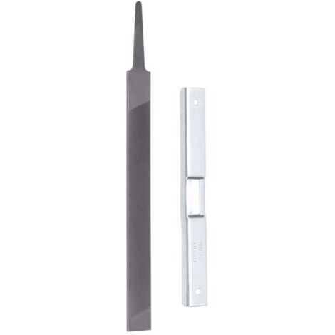 Kit D'outils D'affûtage de Tronçonneuse Universel 2 Pièces Ensemble de Fichiers Plats de Jauge de Profondeur de Scie à Chaîne, pour L'élagage D'arbres, L'aménagement Paysager, le Travail de Ja (1/4)