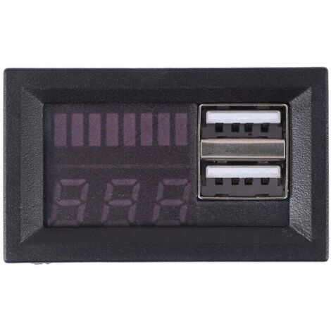 Voltmètre Numérique LED Rouge Affichage Digital 12.6V pour Batterie Véhicule (1/4)
