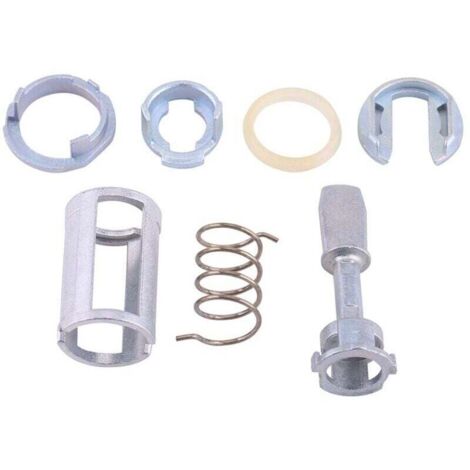 Kit de Réparation de Cylindre de Serrure de Porte,Kit de Réparation de Barillet de Cylindre de Serrure de Porte Avant Gauche Droite Pièces de Rechange (1/4)