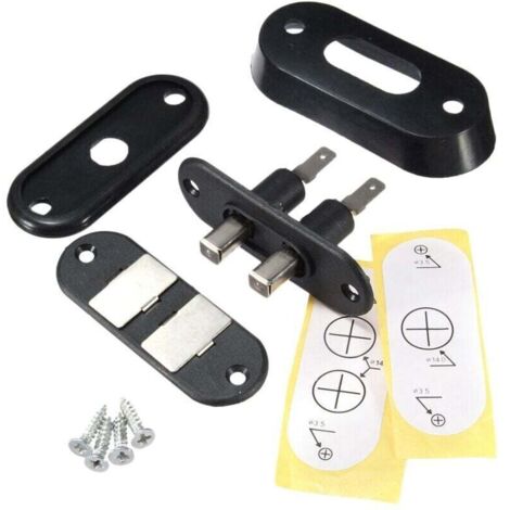 le Commutateur Noir de Contact Porte Coulissante pour Verrouillage Central Voiture D'Alarme T4 (1/4)
