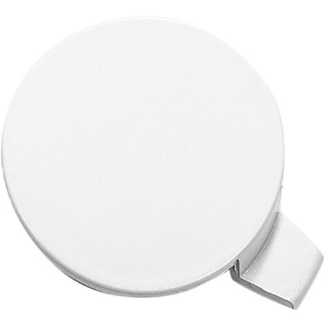Capuchon de crochet de remorquage pour pare-chocs avant de voiture, blanc, compatible avec le modèle 3 2017-2021, ABS, 1 pièce (1/4)