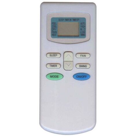 Télécommande Universelle Pour Climatiseur Blanc Compatible Modèles GYKQ-03 QYKQ-03 KT-TL1 KFRD-71LW GYKQ-63 (1/4)