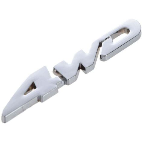 Autocollant Chromé 4x4 pour Voiture Déplacement Badge Logo Émblème (1/4)