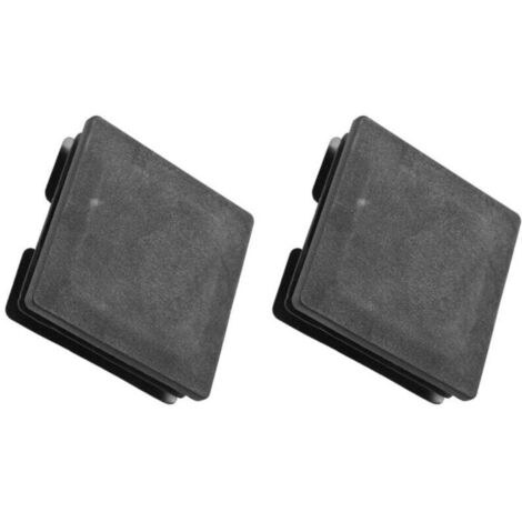 Embouts Carrés Plastique Pour Tubes Et Tuyaux 75 Mm Lot De 2 Pièces (1/4)